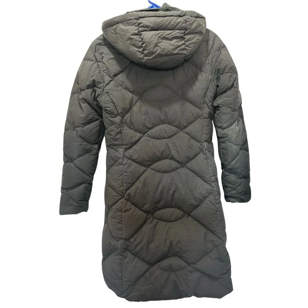[SOLD] The North Face 600 Goose Down Jacket Women x-small Black Long Puffer Coat - Picture 3 of 7